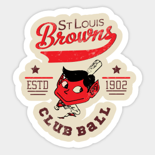 Defunct St Louis Browns Baseball Team Sticker